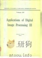 Applications of Digital Image Processing 3.1979.     PDF电子版封面     