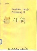 Nonlinear Image Processing II     PDF电子版封面  0819405507   