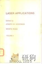 Laser applications V.4.1980     PDF电子版封面  0124319041   
