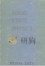 Solid State Physics  Advances in Research and Applications Vol.9     PDF电子版封面     