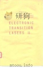 Electronic transition lasers 2 1977.     PDF电子版封面     