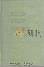 Solid State Physics Vol.11     PDF电子版封面     