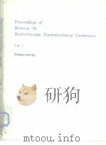 Proceedings of melecon'85 mediterranean electrotechnical conference Vo1.1 Bioengineering 1985     PDF电子版封面     
