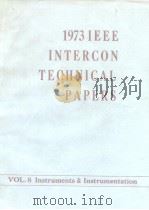 1973 IEEE Intercon technical papers Vol.8 1973     PDF电子版封面     