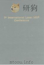 Ist International Laser M2p Conferemce 1988     PDF电子版封面     