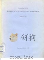 Prcceedings of the laser & electro-optics symposium ICALEO 82 1982     PDF电子版封面     