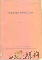 Radio and space data.No.4 1977     PDF电子版封面     