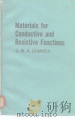 Materials for conductive and resistive functions     PDF电子版封面     