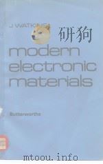 Modern Electronic Materials     PDF电子版封面     