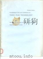 Proceedings of the Joint Conference on Thick Flim Technology.     PDF电子版封面     