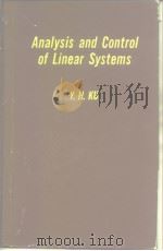 Analysis and Control of Linear Systems（ PDF版）