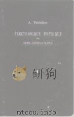 Electronique Physique des Semi-Conducteurs     PDF电子版封面     