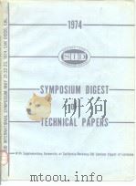 1974 STD international symposium digest of technical papers     PDF电子版封面     