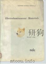 electroluminescent materials 1970.     PDF电子版封面     