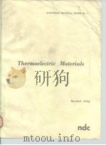 Thermoelectric materials 1970     PDF电子版封面     