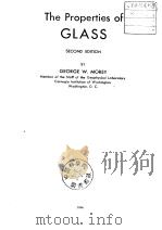 The properties of Glasss     PDF电子版封面     