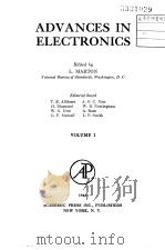 ADVANCES IN ELECTRONICS VOLUME Ⅰ     PDF电子版封面    L.Marton 
