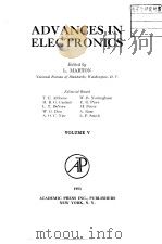 ADVANCES IN ELECTRONICS VOLUME Ⅴ     PDF电子版封面    L.Marton 