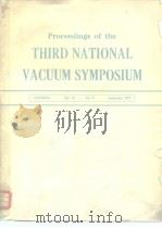 THIRD NATIONAL VACUUM SYMPOSIUM     PDF电子版封面     