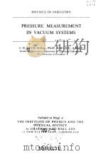 PRESSURE MESUREMENT IN VACUUM SYSTEMS     PDF电子版封面     