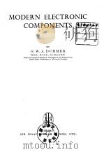 Modern electronic components     PDF电子版封面     