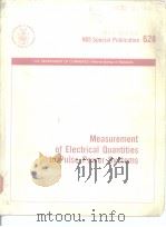 Measurement of Electrical Quantities in Pulse Power Systems     PDF电子版封面     