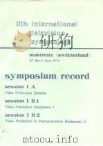 11th international television symposium session 1 1979     PDF电子版封面     
