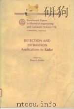 DELECTION AND ESTIMATION Applications to Radar     PDF电子版封面     