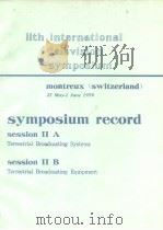 11th international television symposium session 2 1979     PDF电子版封面     