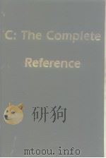 C:The Complete Reference     PDF电子版封面  007881538X   