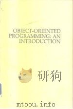 Obiect-opiented programming an Introduction     PDF电子版封面  0078816823   