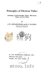 Principles of Electron Tubes     PDF电子版封面     