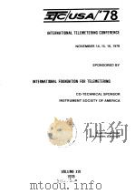 1978 INTERNATIONAL TELEMETERING CONFERENCE PROCEEDINGS Vol.14     PDF电子版封面     