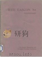 IEEE EASCON ‘84 PROCEEDINGS     PDF电子版封面     