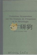 Third symposium on frequency standars and metrology.1981     PDF电子版封面     