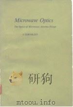 Microwave Optics The Optics of Microwave Antenna Design     PDF电子版封面    S.CORNBLEET 