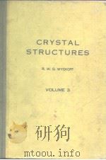 CRYSTAL STRUCTURES Vol.III     PDF电子版封面     