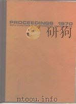 PROCEEDINGS 1970 20TH ELECTRONIC COMPONENTS CONFERENCE（ PDF版）