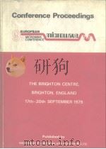 Conference proceedings 9th europearmicrowave conference microwavw 79     PDF电子版封面     