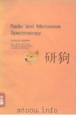 Radio and Microwave Spectroscopy（ PDF版）