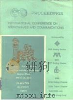PROCEEDINGS INTERNATIONAL CONFERENCE ON MICROWAVES AND COMMUNICATIONS     PDF电子版封面     