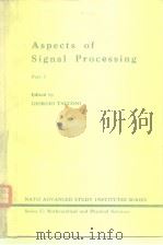 Aspects of Signal Processing Part 1-2     PDF电子版封面     