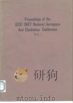 Proceedings of the IEEE 1987 National Aerospace And Electronics Conference Vol.1-2（ PDF版）