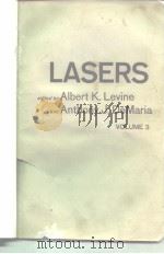 LASERS ASeries of Advances VOLUME 3     PDF电子版封面  082471413X   