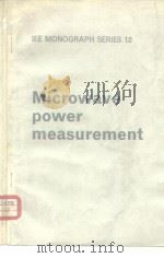 Microwave power measurement     PDF电子版封面     
