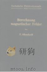 Berechnung Magnetischer Felder     PDF电子版封面     