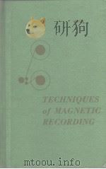 TECHNIQUES OF MAGNETIC RECORDING（ PDF版）
