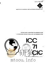 1971 IEEE Itnernational conference on communicatins.1971     PDF电子版封面     