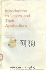 Introcuction to Lasers and Their Applications     PDF电子版封面     
