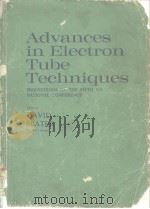 ADVANCES IN ELECTRON TUBE TECHNIQUES（ PDF版）